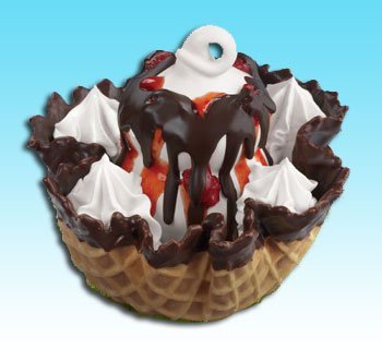 Waffle Bowl on Dairy Queen menu